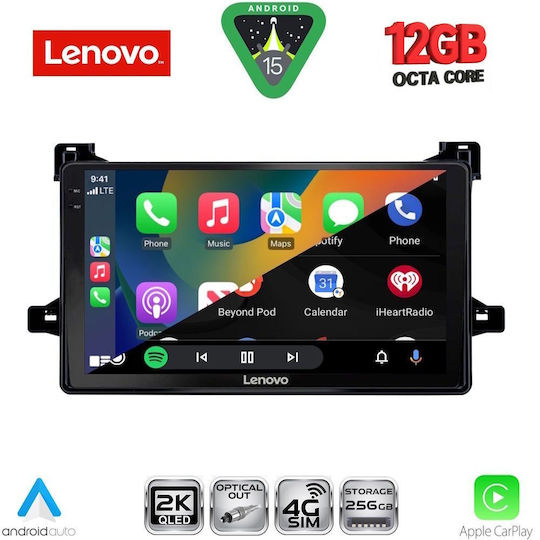 Lenovo Ηχοσύστημα Αυτοκινήτου για Toyota Prius BMW X1 / X3 / X4 2016-2020 (Bluetooth/USB/WiFi/GPS/Apple-Carplay/Android-Auto) με Οθόνη Αφής 9"
