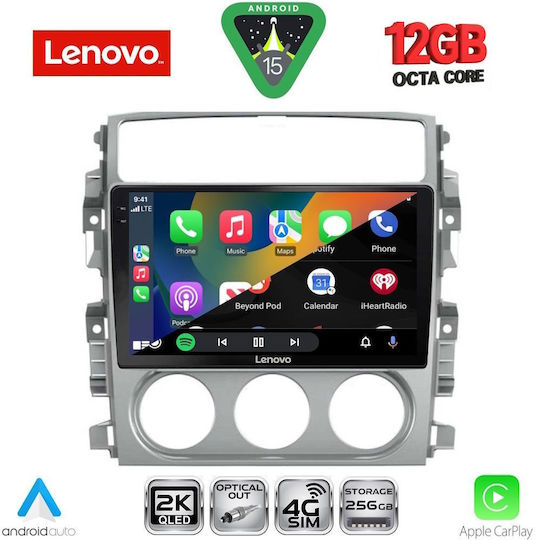 Lenovo Ηχοσύστημα Αυτοκινήτου για Suzuki Liana BMW X1 / X3 / X4 2001-2007 (Bluetooth/USB/WiFi/GPS/Apple-Carplay/Android-Auto) με Οθόνη Αφής 9"
