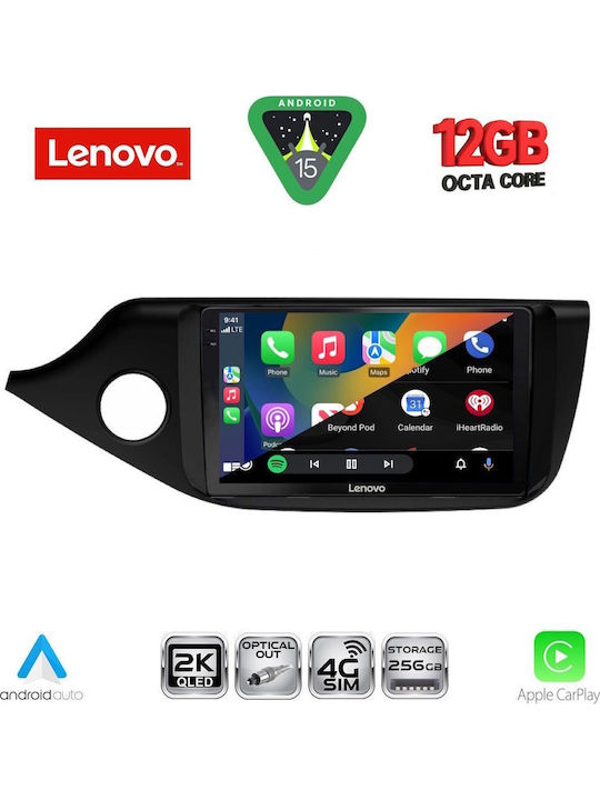 Lenovo Car Audio System for BMW X1 / X3 / X4 Kia Ceed 2012-2018 (Bluetooth/USB/WiFi/GPS/Apple CarPlay/Android Auto) with 9" Touch Screen