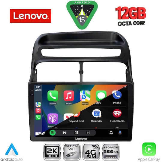 Lenovo Ηχοσύστημα Αυτοκινήτου για Fiat Linea BMW X1 / X3 / X4 2007-2011 (Bluetooth/USB/WiFi/GPS/Apple-Carplay/Android-Auto) με Οθόνη Αφής 9"