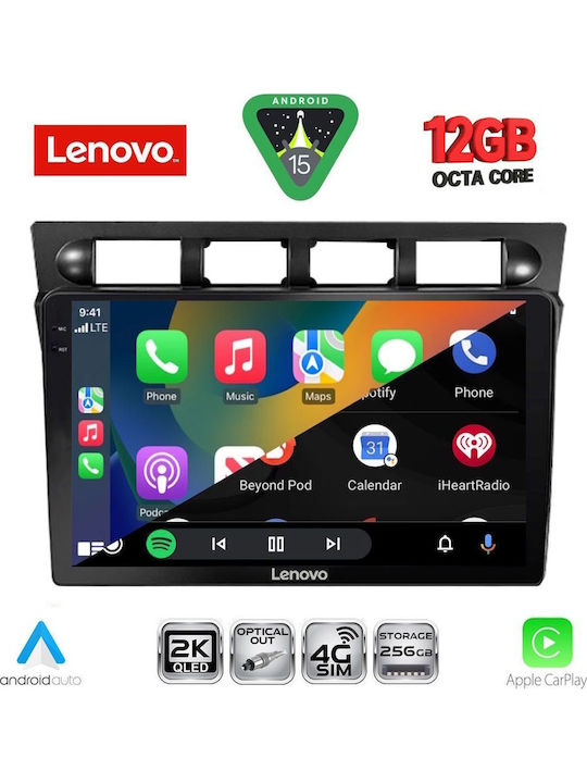 Lenovo Car Audio System for BMW X1 / X3 / X4 Kia Picanto 2004-2008 (Bluetooth/USB/WiFi/GPS/Apple CarPlay/Android Auto) with 9" Touch Screen