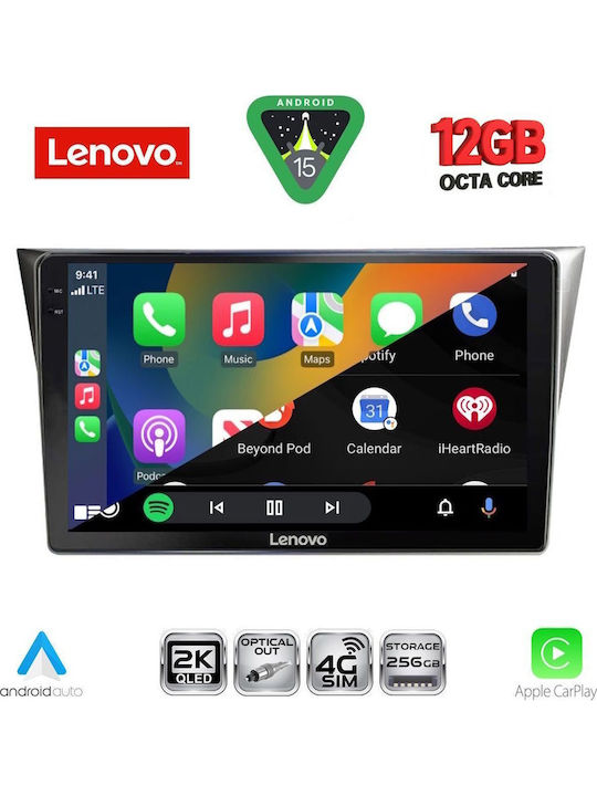 Lenovo Car Audio System for BMW X1 / X3 / X4 Subaru Impreza 2002-2008 (Bluetooth/USB/WiFi/GPS/Apple CarPlay/Android Auto) with 9" Touch Screen