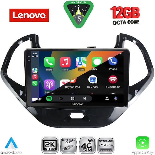 Lenovo Ηχοσύστημα Αυτοκινήτου για BMW X1 / X3 / X4 Ford Ka 2017 (Bluetooth/USB/WiFi/GPS/Apple-Carplay/Android-Auto) με Οθόνη Αφής 9"