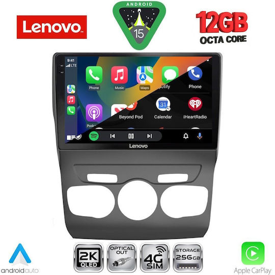 Lenovo Ηχοσύστημα Αυτοκινήτου για Citroen C4 / DS4 BMW X1 / X3 / X4 2011-2018 (Bluetooth/USB/WiFi/GPS/Apple-Carplay/Android-Auto) με Οθόνη Αφής 10"