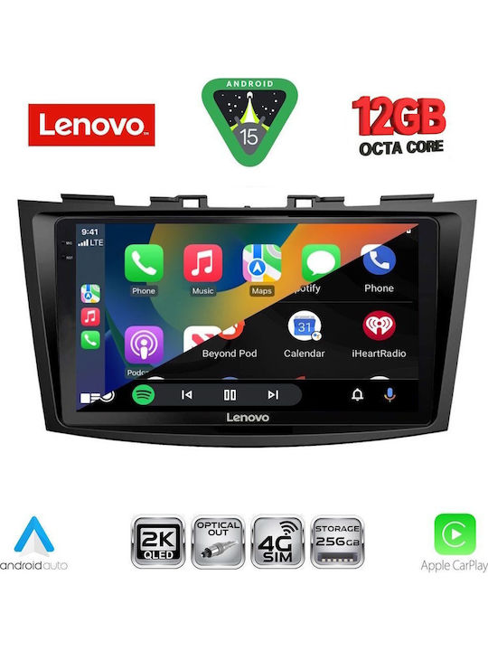 Lenovo Car Audio System for Suzuki Swift BMW X1 / X3 / X4 2011-2016 (Bluetooth/USB/WiFi/GPS/Apple CarPlay/Android Auto) with 9" Touch Screen