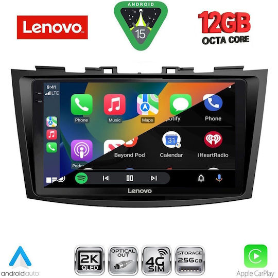 Lenovo Car Audio System for Suzuki Swift BMW X1 / X3 / X4 2011-2016 (Bluetooth/USB/WiFi/GPS/Apple CarPlay/Android Auto) with 9" Touch Screen