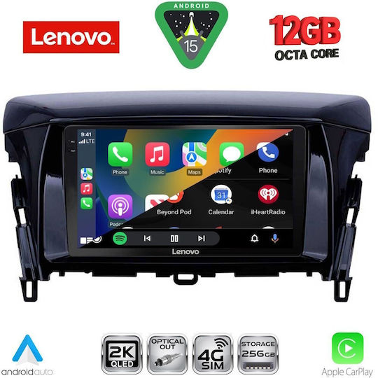Lenovo Car Audio System for Mitsubishi Eclipse Cross BMW X1 X3 X4 2018 with Touch Screen 9" Bluetooth USB Wi-Fi GPS Apple CarPlay Android Auto