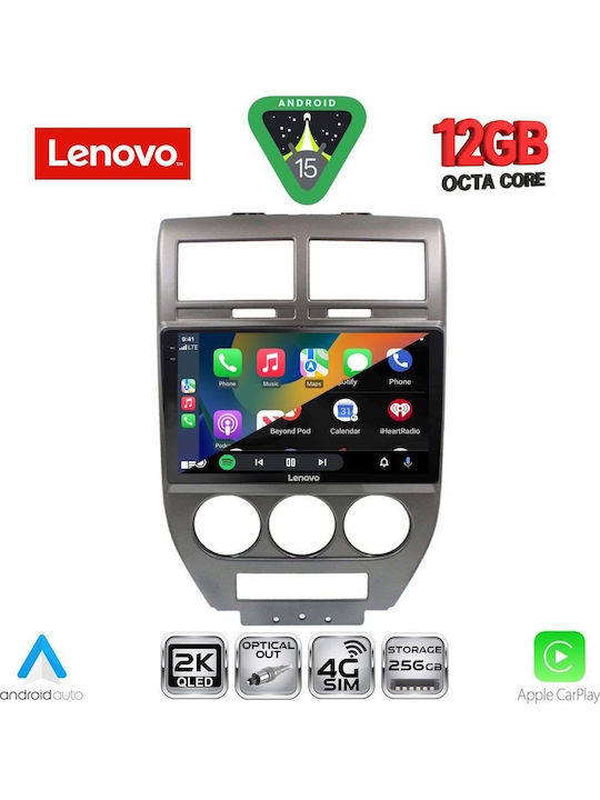 Lenovo Lenovo Auto-Audiosystem für BMW X1 / X3 / X4 Jeep Kompass / Patriot 2007-2016 mit Touchscreen 10" Bluetooth / USB / Eingebautes Wi-Fi / GPS / Apple CarPlay / Android Auto