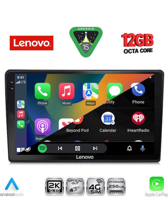 Lenovo Car Audio System for Toyota Auris BMW X1 / X3 / X4 2013-2015 Bluetooth USB WiFi GPS Apple CarPlay Android Auto with 10" Touch Screen