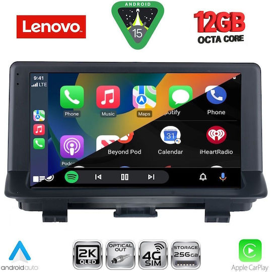 Lenovo Car Audio System for BMW X1 / X3 / X4 Audi Q3 2013-2018 (Bluetooth/USB/WiFi/GPS/Apple CarPlay/Android Auto) with 9" Touch Screen