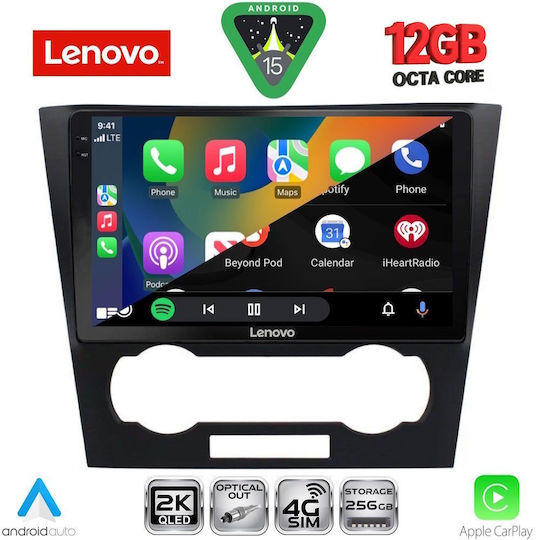 Lenovo Car Audio System for BMW X1 / X3 / X4 Chevrolet Epica 2006-2011 (Bluetooth/USB/WiFi/GPS/Apple CarPlay/Android Auto) with 9" Touch Screen