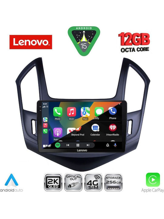 Lenovo Car Audio System for BMW X1 / X3 / X4 Chevrolet Cruze 2013-2015 (Bluetooth/USB/WiFi/GPS/Apple CarPlay/Android Auto) with 9" Touch Screen