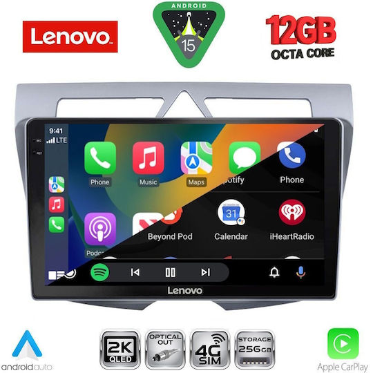 Lenovo Car Audio System for BMW X1 / X3 / X4 Kia Picanto 2008-2011 (Bluetooth/USB/WiFi/GPS/Apple CarPlay/Android Auto) with 9" Touch Screen