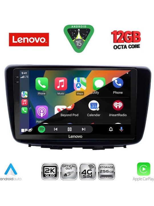 Lenovo Car Audio System for Suzuki Baleno BMW X1 / X3 / X4 2016-2022 Bluetooth USB WiFi GPS Apple CarPlay Android Auto with 9" Touch Screen