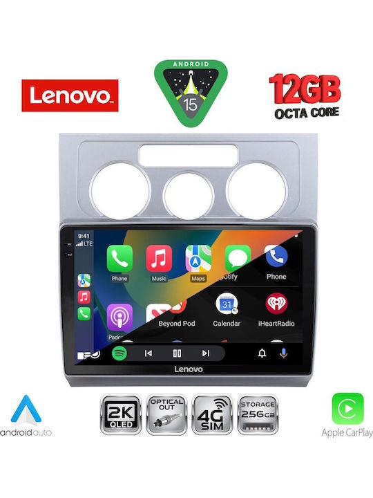 Lenovo Car Audio System for BMW X1 / X3 / X4 Volkswagen Touran 2003-2010 with A/C (Bluetooth/USB/WiFi/GPS/Apple CarPlay/Android Auto) with 10" Touch Screen
