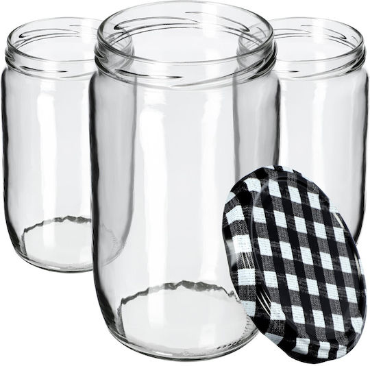Kadax Glas Gefäß 720ml (8 Stück)