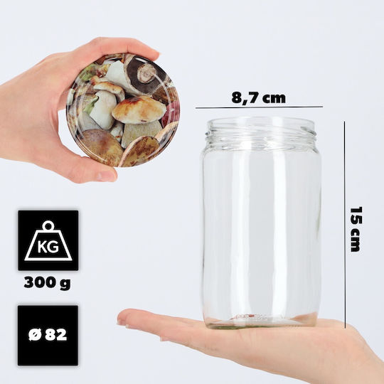 Kadax Glas Gefäß 720ml (8 Stück)