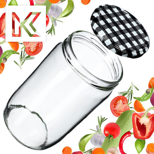 Kadax Glas Gefäß 720ml (8 Stück)