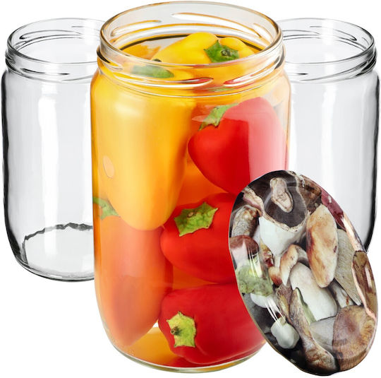 Kadax Glas Gefäß 720ml (8 Stück)