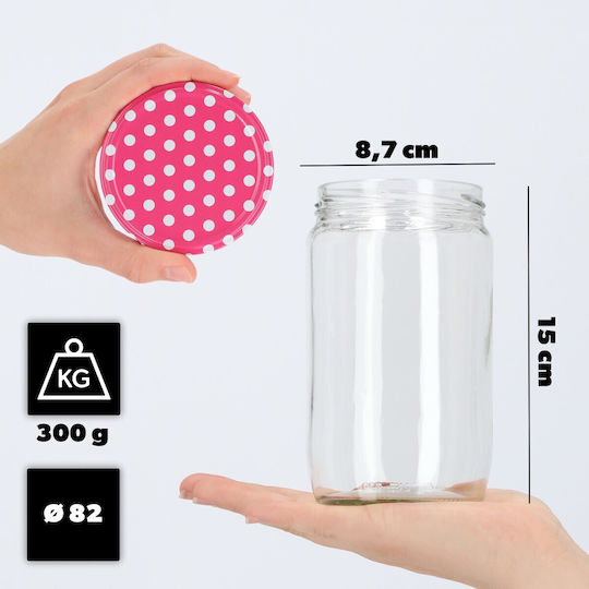 Kadax Βαζάκι Γυάλινο 720ml (8τμχ)