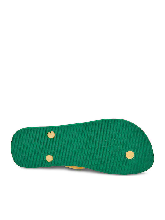 Brasil Logo Ανδρικά Flip Flops Πράσινα