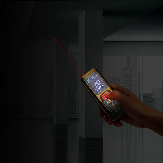 Prexiso Μέτρο Laser P100LCU με Εύρος Μέτρησης 0.09m-100m