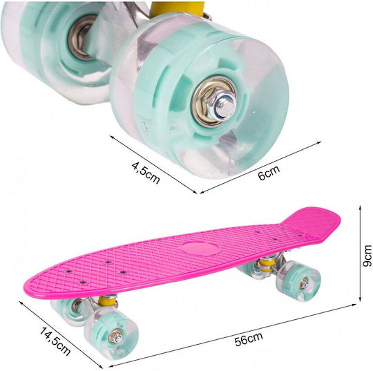 MalPlay Skateboard-uri Complete Placa Penny Roz
