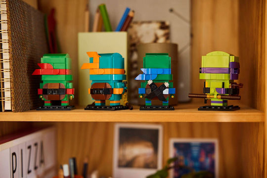 LEGO Brick Headz Teenage Mutant Ninja Turtles pentru 10+ Ani 567 Bucăți