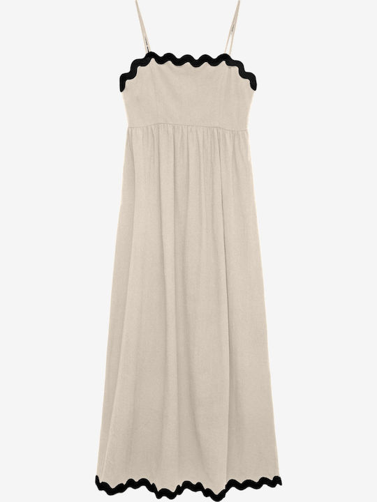Summer Maxi Dress Ecru