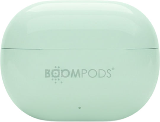 Boompods Echobuds Casti Bluetooth Handsfree Cu Rezistență La Transpirație Și Husă De Încărcare Verde