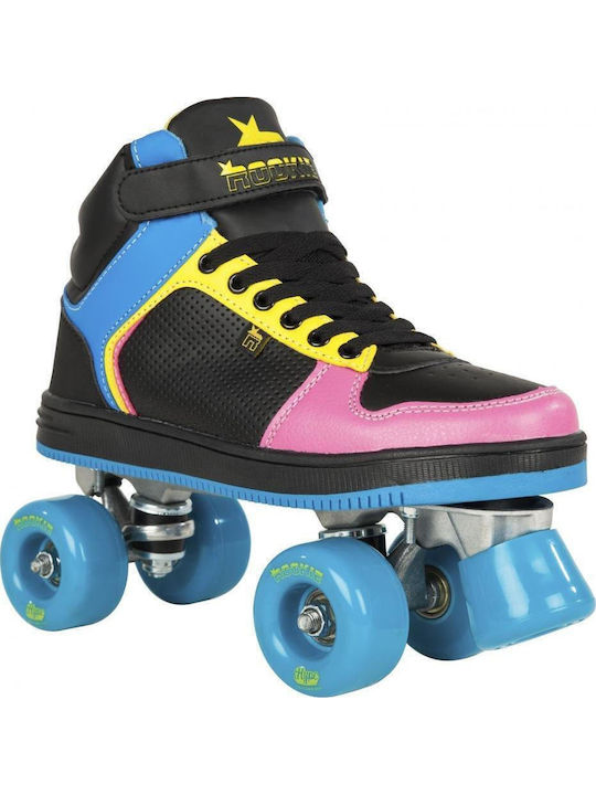 Rookie Hype Hitop Trainer Inline Rollers Black Kids