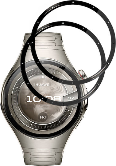 Techsuit Nano Flex Full Face Tempered Glass Pentru Huawei Watch 5 46mm 2 Bucăți