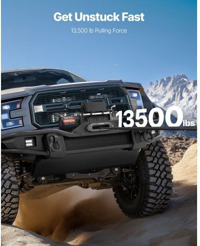 Vevor Elektrischer Abschleppsystem 4x4 12V mit Ladekapazität 6100kg
