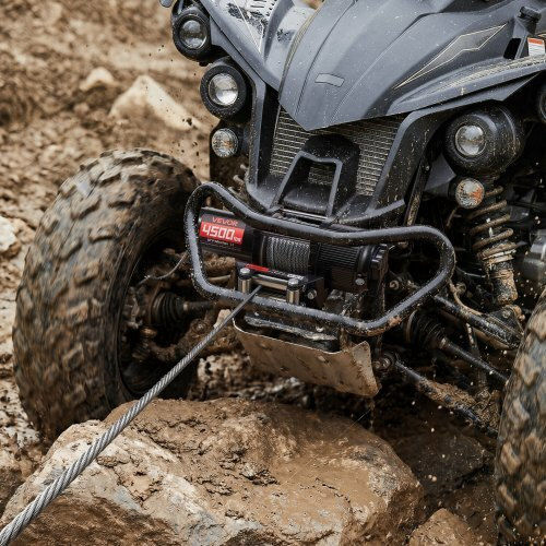 Vevor Ηλεκτρικός Εργάτης Αυτοκινήτου 4x4 12V με Δυνατότητα Έλξης 2041kg