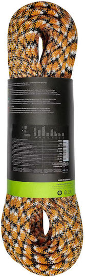 Edelrid Δυναμικό Σχοινί Ορειβασίας με Μήκος 60m Καφέ