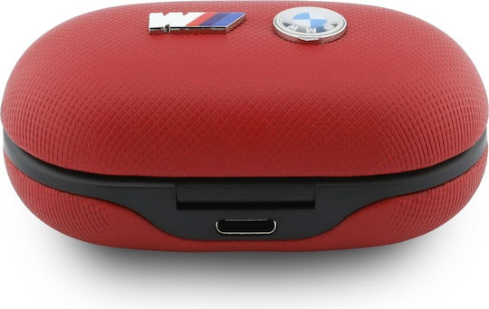 BMW Metal Logo In-Ear Bluetooth Kopfhörer mit Ladekoffer Rote
