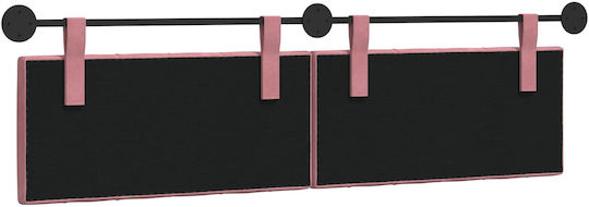 vidaXL Fabric Pink Bed Headboard Cushion 190x55cm