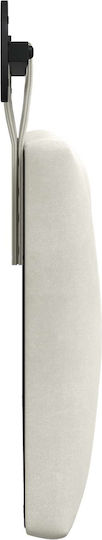 vidaXL Fabric Bed Headboard Cushion Beige 90x55cm
