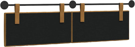 vidaXL Fabric Bed Headboard Cushion Brown 170x55cm