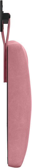 vidaXL Fabric Pink Bed Headboard Pillow 90x55cm