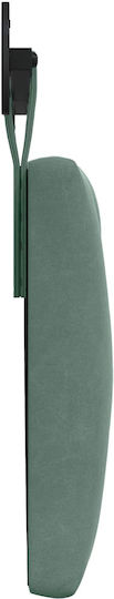 vidaXL Fabric Bed Headboard Pillow Green 170x55cm