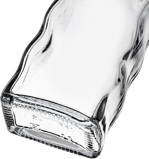 Sticlă Lichior din Sticlă 200ml Capac Alb 1 Bucată