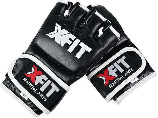 X-FIT KMA-022 Γάντια ΜΜΑ Δερμάτινα Μαύρα