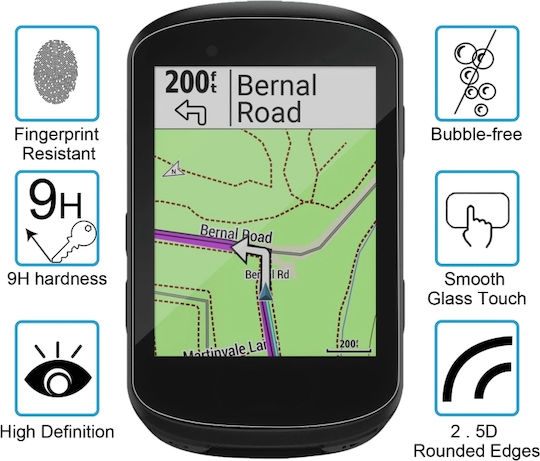 Garmin Edge 530 0.26mm 2.5d 9h Tempered Glass Film Screen Protector