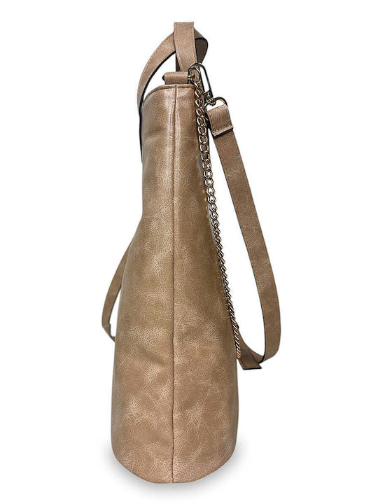 Women's Shoulder Tote Bag Solea Tabac Brown