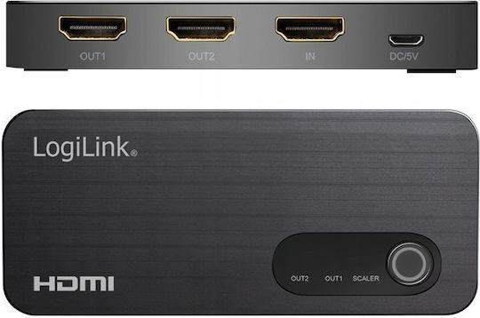 Adaptor Splitter HDMI 1x2 4K/60Hz LogiLink