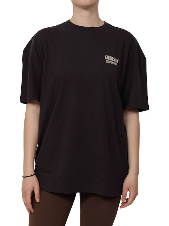 Γυναικείο Oversized T-shirt Μαύρο