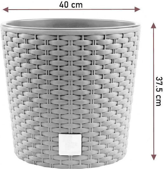 Prosperplast Flower Vaze Pentru Plante Din Plastic Alb 2 Buc Prosperplast Flower Vaze Pentru Plante Din Plastic Alb 2 Buc