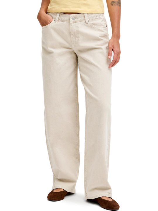 Women's Jean Trousers Ecru