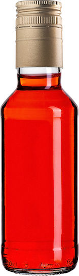 Glass Bottle 200ml Long Golden Cap 10 Pcs